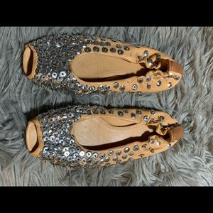 Unique Miss Albright Flats Sz 8